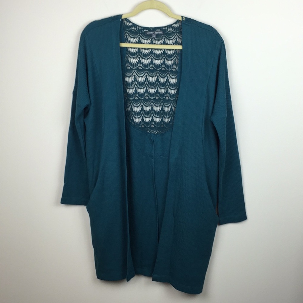 Threads 4 Thought - Tula Lace Detail Back Cardigan